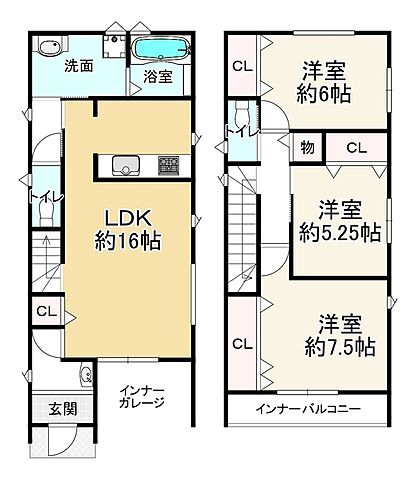 間取り 和泉市尾井町