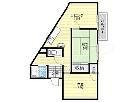 アトム城山  ｜ 大阪府羽曳野市古市５丁目（賃貸マンション2LDK・2階・53.00㎡） その2