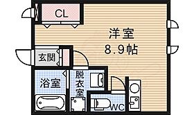 新栄プロパティー沢田  ｜ 大阪府藤井寺市沢田１丁目（賃貸アパート1R・2階・23.40㎡） その2