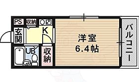 スカイキャンパス旭ヶ丘  ｜ 大阪府柏原市旭ケ丘４丁目（賃貸マンション1K・3階・17.00㎡） その2