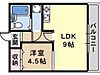 リバティヒルズ4階4.0万円