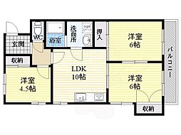 間取図画像 3LDK
