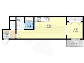 大阪府藤井寺市小山１丁目（賃貸アパート1LDK・1階・32.39㎡） その2