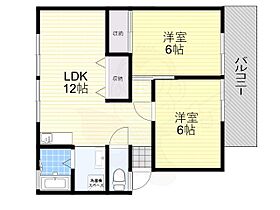 ライゼックス藤ヶ丘Ｂ棟  ｜ 大阪府藤井寺市藤ケ丘４丁目（賃貸アパート2LDK・1階・56.00㎡） その2