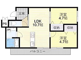 M・Celeste柏原今町  ｜ 大阪府柏原市今町２丁目（賃貸アパート2LDK・1階・44.34㎡） その2