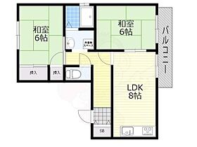 ヴィラ・ロワール  ｜ 大阪府八尾市山本高安町２丁目（賃貸アパート2LDK・1階・45.00㎡） その2