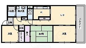 アメニティーガーデン  ｜ 大阪府八尾市高安町北４丁目（賃貸マンション3LDK・4階・57.00㎡） その2