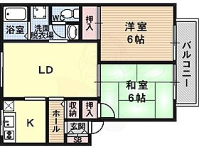 UNOハイツ 203 ｜ 大阪府羽曳野市古市４丁目（賃貸アパート2LDK・2階・50.00㎡） その2