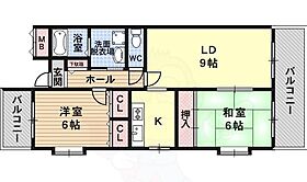 メゾンDEコンフォール 206 ｜ 大阪府羽曳野市軽里１丁目（賃貸マンション2LDK・2階・60.21㎡） その2