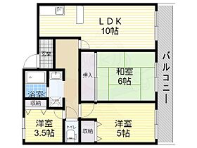 アルカサール美園  ｜ 大阪府八尾市宮町６丁目（賃貸マンション3LDK・6階・65.00㎡） その2