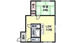 光ハウス  ｜ 大阪府羽曳野市古市２丁目（賃貸アパート1LDK・2階・42.00㎡） その2