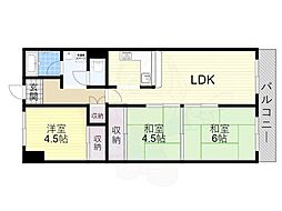 パナグレープ 3LDKの間取図画像