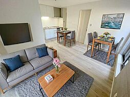 クリエオーレ田辺 3階2LDKのリビング/ダイニング