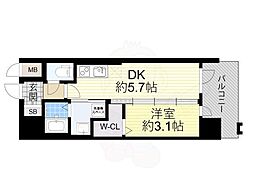 エステムコート大阪プリューム 4階/-