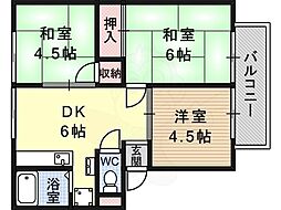 ファミール林B棟 1階