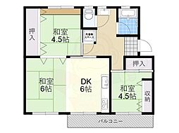 金剛第三住宅222棟 5階