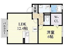 ラ・ミュー久宝寺 2棟 2階