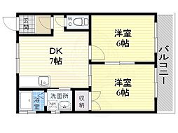 間取図画像 2DK