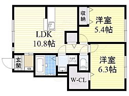Woodlark桃山台 B棟 1階