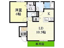 ディアセレナB 1階