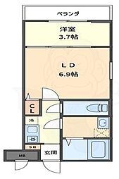 クレスト高安 2階