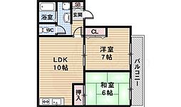 エクセルコーポ陵南A棟 2階