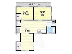 野中ハイツB棟 2階