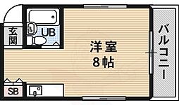 ハイム,ニシキ ワンルームの間取図画像