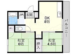 藤井ハイツB棟 2階