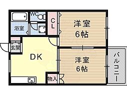 ニューハイツ茂手木 2階