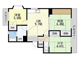ワンズレジデンス羽曳ヶ丘 A棟 2階/-