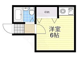 コンフォート本町 ワンルームの間取図画像