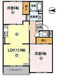 フラワーヒルまつもと 3階/-