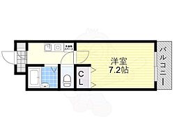 チェリーハイツ宮町 1Kの間取図画像