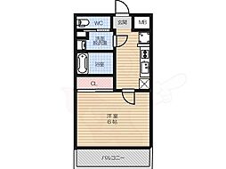 ARATA 1Kの間取図画像