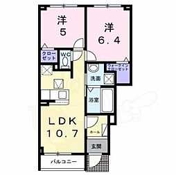 メゾンド クロワールB 1階/-