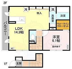 D-roomあいおい2 2階/-