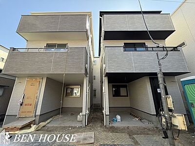 外観：・「ＪＲ川崎」駅平坦徒歩12分、「尻手」駅徒歩6分も利用可能・前面道路は車が通り抜けできない道路で静かな環境・周辺にはお買い物施設も充実で子育て世代にも嬉しい立地・各居室収納完備