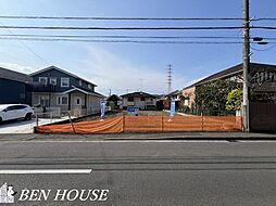 つつじが丘　前面道路が広く開放的な売地