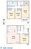 間取り：間取図（Ａ号棟（1期）・居住空間96平米超のゆとりの2階建て・ＷＩＣには衣類だけでなくスーツケースやゴルフバッグ等収納できます・床暖房標準設置のリビングで足元からお部屋全体を暖めてくれます