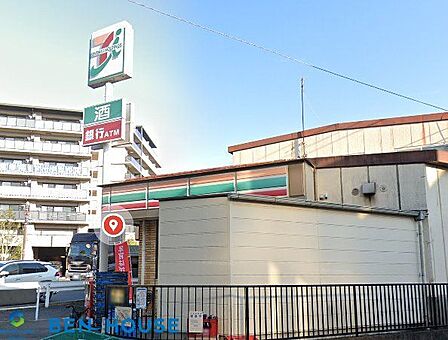 セブンイレブン鶴見岸谷店 徒歩5分。お出かけ前やお帰りの立ち寄りにも便利なコンビニ。 400m