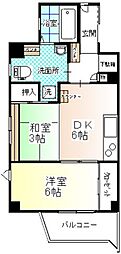 間取図画像 2DK