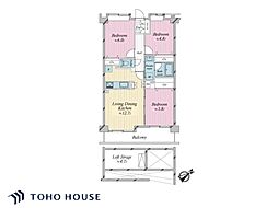 間取図画像 3LDK