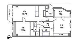 シャトー小金井 3SLDKの間取図画像