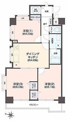 日当たりや通風...