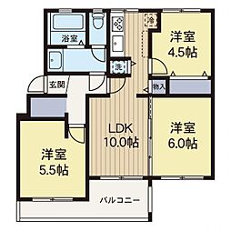 間取図画像 3LDK