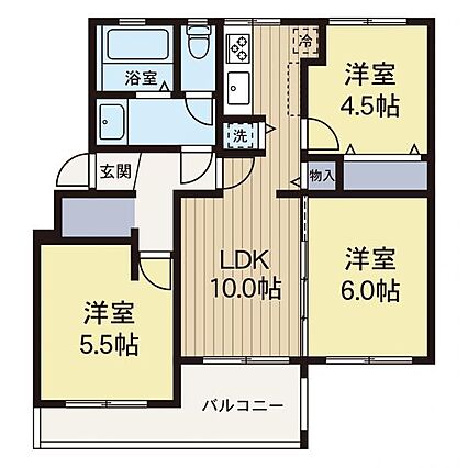 バルコニーが特...
