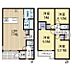 間取り：【間取り】4LDKの間取りにはリビング17帖の広さがあり開放的な空間となります。