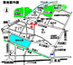 地図：三鷹駅・武蔵境駅からの地図