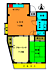 間取り：間取り図：角部屋．南向き